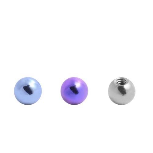 Titanium Threaded Plain Balls (T84*)